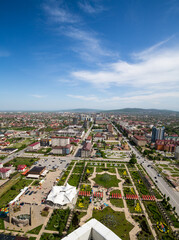 Fototapeta na wymiar Panoramic view of Grozny