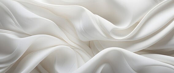 Fototapeta premium a background of white curved creased fabric, in the style of multi-layered geometry, piles/stacks, light-filled, slide film, minimalist ceramics, photo taken with nikon d750, use of paper 