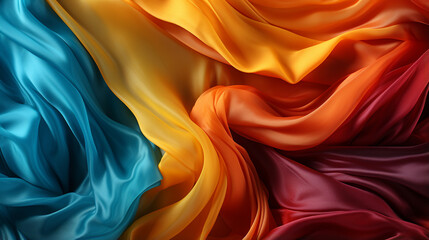 Obraz premium silk fabric background HD 8K wallpaper Stock Photographic Image 