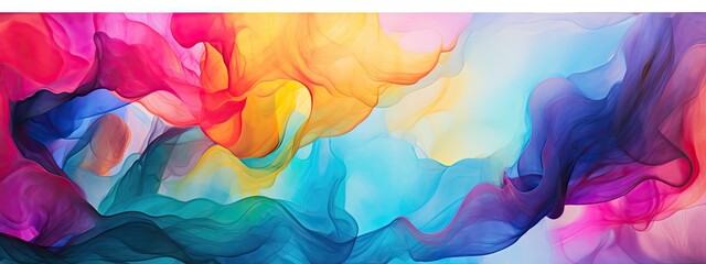Fototapeta premium Colorful Alcohol Ink Abstract Background