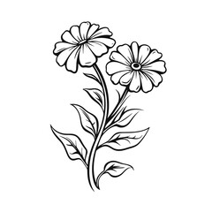 line drawing, line art png, line art prints, spring clipart, line art rose, rose clipart, floral svg, flower png, wildflower svg, flower clipart, bouquet svg, tattoo svg, line art, svg files, svg file