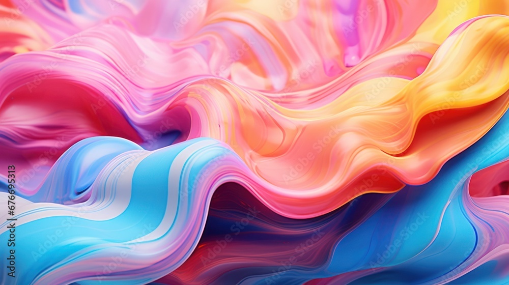 Poster Abstract multicolored background with luxury lines.
