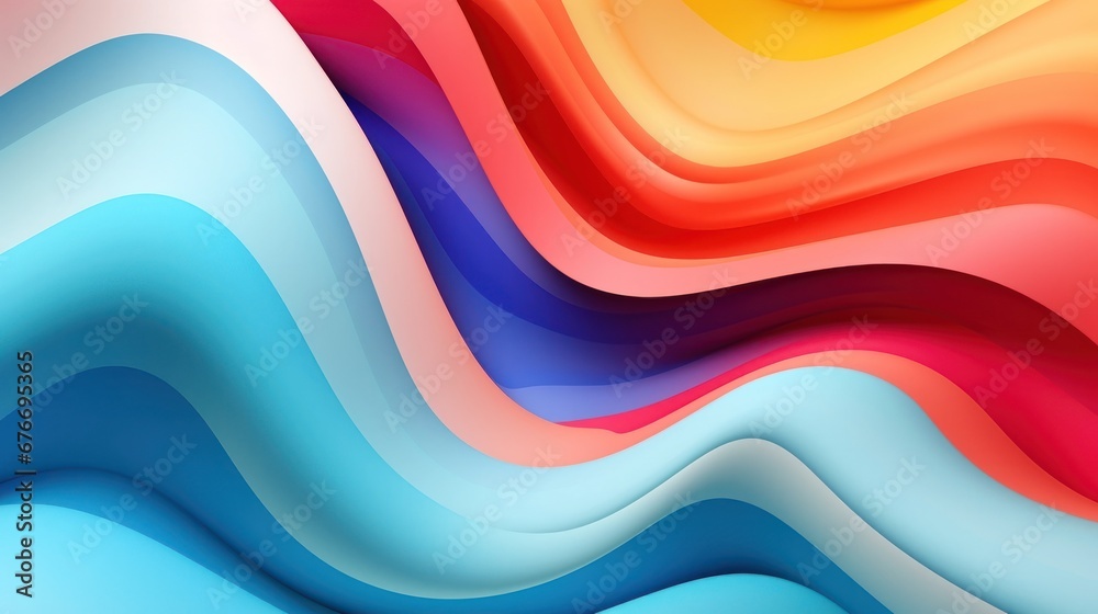 Aufkleber abstract multicolored background with luxury lines.