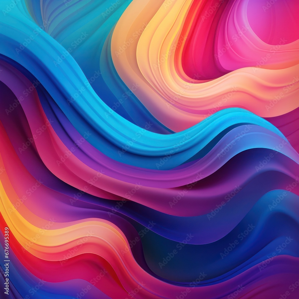 Poster abstract multicolored background with luxury lines.