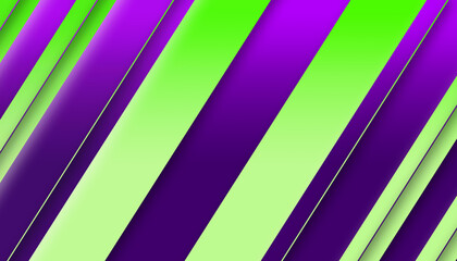 Modern tech style gradient background concept. oblique stripes of purple and light green