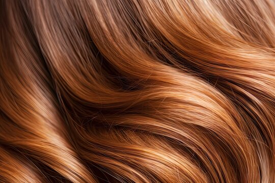 Glamour in waves. Shiny brown haircare excellence. Stylish mane. Fashionable hairstyle textures. Luxury locks. Healthy and vibrant brown hair
