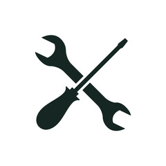 Repair icon vector. Service center symbol. fix illustration sign. read logo.