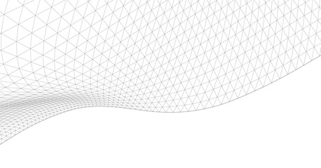 abstract geometric surface wave 3d