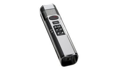 High Quality Audio Recording on a Clear Surface or PNG Transparent Background.