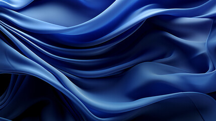 Fototapeta premium blue satin background HD 8K wallpaper Stock Photographic Image 