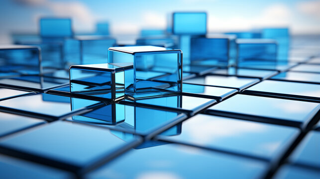 cubes on a table HD 8K wallpaper Stock Photographic Image 