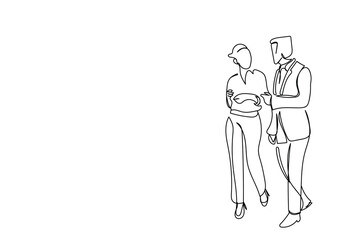  line art of group of corporate people. Business meeting and workshop. Executive people together. Official board meeting. Diverse business persons vector.a group of people in corporate setting. Execut