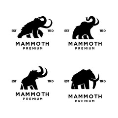 Mammoth logo icon design icon illustration - obrazy, fototapety, plakaty