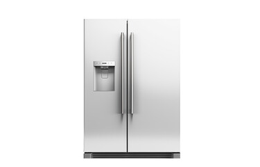 Modern domestic refrigerator with control display