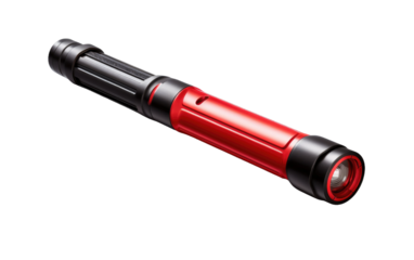 A Visual Harmony with Laser Pointer Essentials on a Clear Surface or PNG Transparent Background.