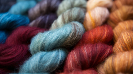 Close up of wool.