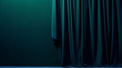 Stage curtains. Velvet theater cinema curtain backdrop. Drapes
