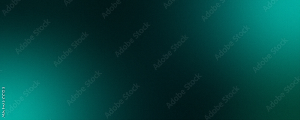 Canvas Prints ombre gradient. matt green atoll color. noise grain rough grungy. matte shimmer metallic. black dark