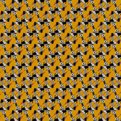 background with yellow and blue circles