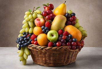 all delicious fruits in one basket