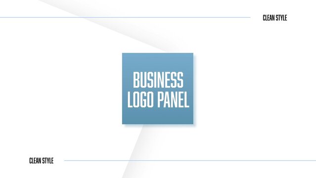 Corporate Business Slide In Info Panel Logo Reveal 