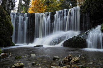 Fototapeta na wymiar Geratser Wasserfall.