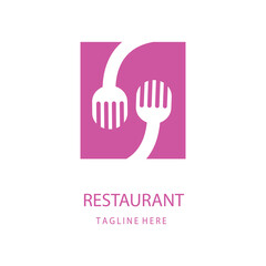 restaurant fork and spoon logo. restaurant icon Catering fork and spoon logo vector for all food item restaurant.