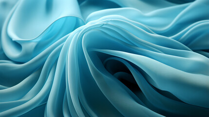 Obraz premium blue silk background HD 8K wallpaper Stock Photographic Image 