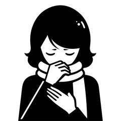 Girl Fever Vector silhouette illustration