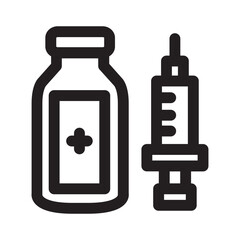 Obraz premium Vaccine Icon