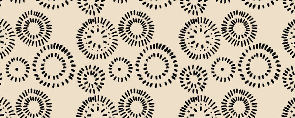 Vector aesthetic contemporary printable seamless pattern background