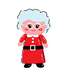 Kawaii Christmas Character Set