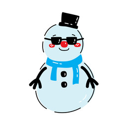 Kawaii Christmas Character Set