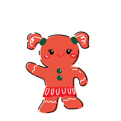 Kawaii Christmas Character Set