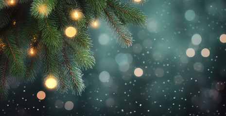 Fototapeta na wymiar Christmas Tree Lights