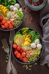 Fresh salad as the most popular salad.