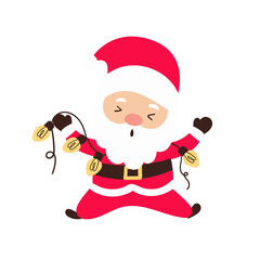 Santa Claus Vector Set
