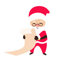 Santa Claus Vector Set