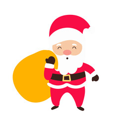 Santa Claus Vector Set