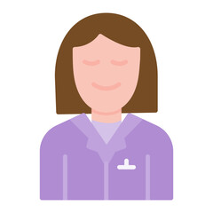 Female Manager Icon