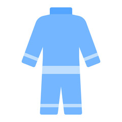 Naklejka premium Coverall Clothes Icon