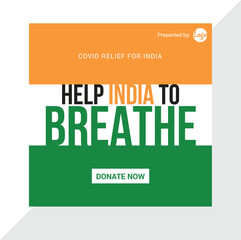Help to India Banner Ad