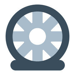 Obraz premium Flat Tire Icon