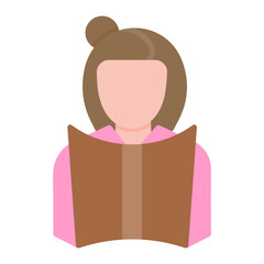 Women Reading Book Icon