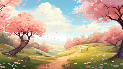 Obraz na płótnie Canvas Beautiful Spring Background