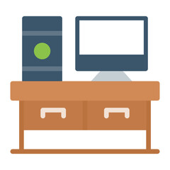 Computer Table Icon