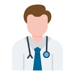 Fototapeta premium Male Doctor Icon