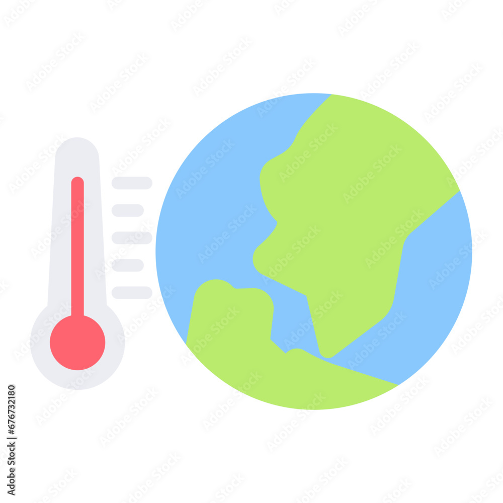 Canvas Prints Climate Change Icon