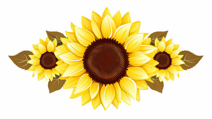Beautiful Yellow Sunflower Sunflower Silhouette