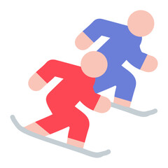 Snowboard Race Icon
